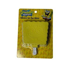 SpongeBob SquarePants Silicone Ice Pop Maker Mold Yellow Popsicle Tray New